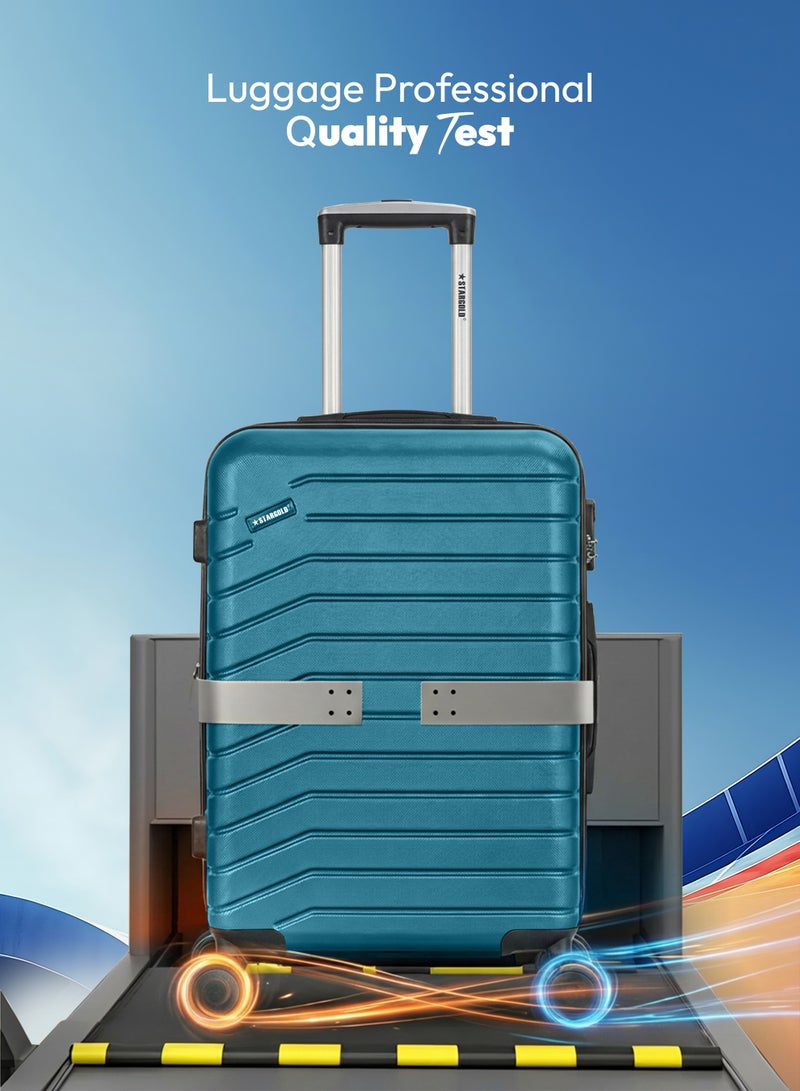 ستارجولد مجموعة حقائب سفر مكونة من 3 قطع من حقائب أمتعة السفر ذات الجانب الصلب من مادة ABS - Image 3